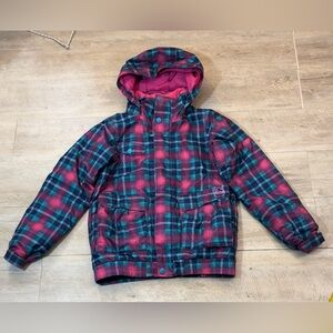 Burton Girl’s Dayride Plaid Jacket Size XL (18)